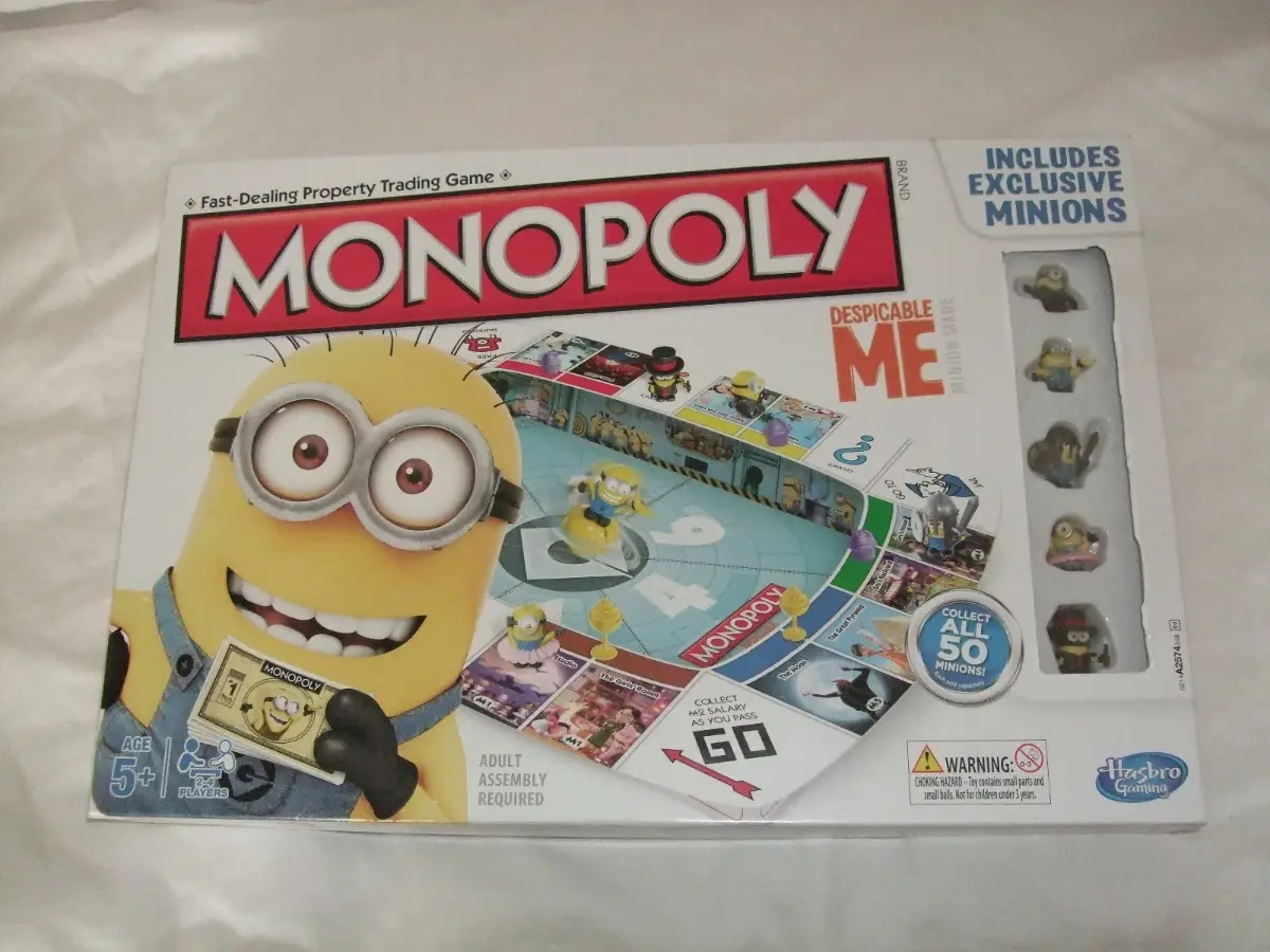 Hasbro Despicable Me Minion made Monopoly Game