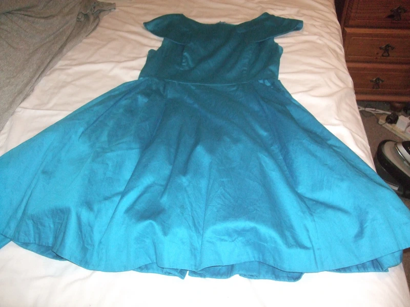 Ted Baker Aqua Blue Dress  XXXS / UK 0