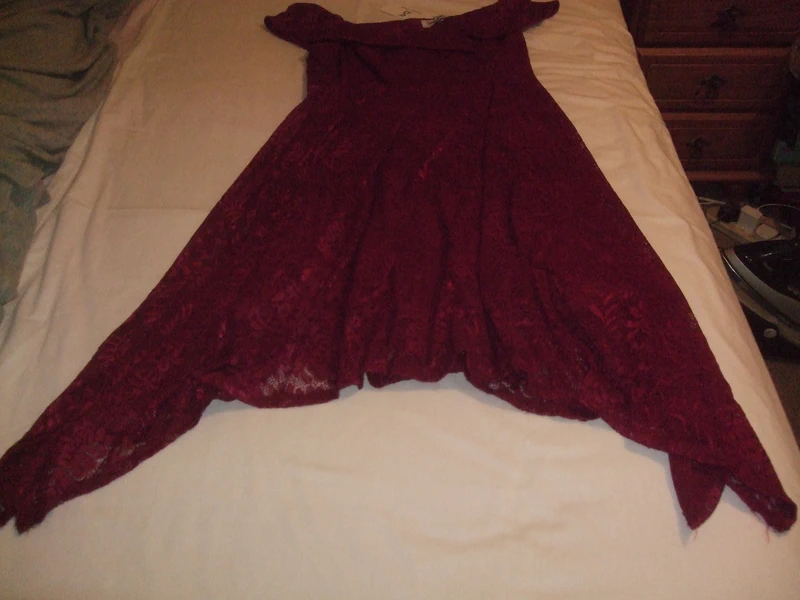 New Jasambac Dark Red/Burgundy Dress M / UK 12-14