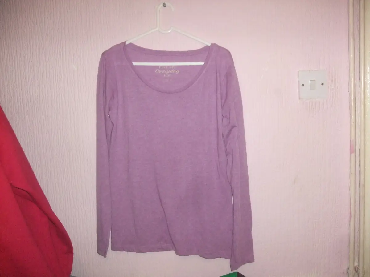 Atmosphere Purple Long Sleeve Top Size 14