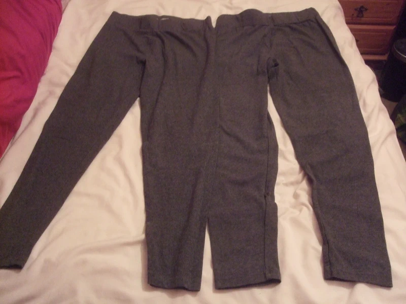2 Pairs of Nutmeg leggings Size 12 in Grey