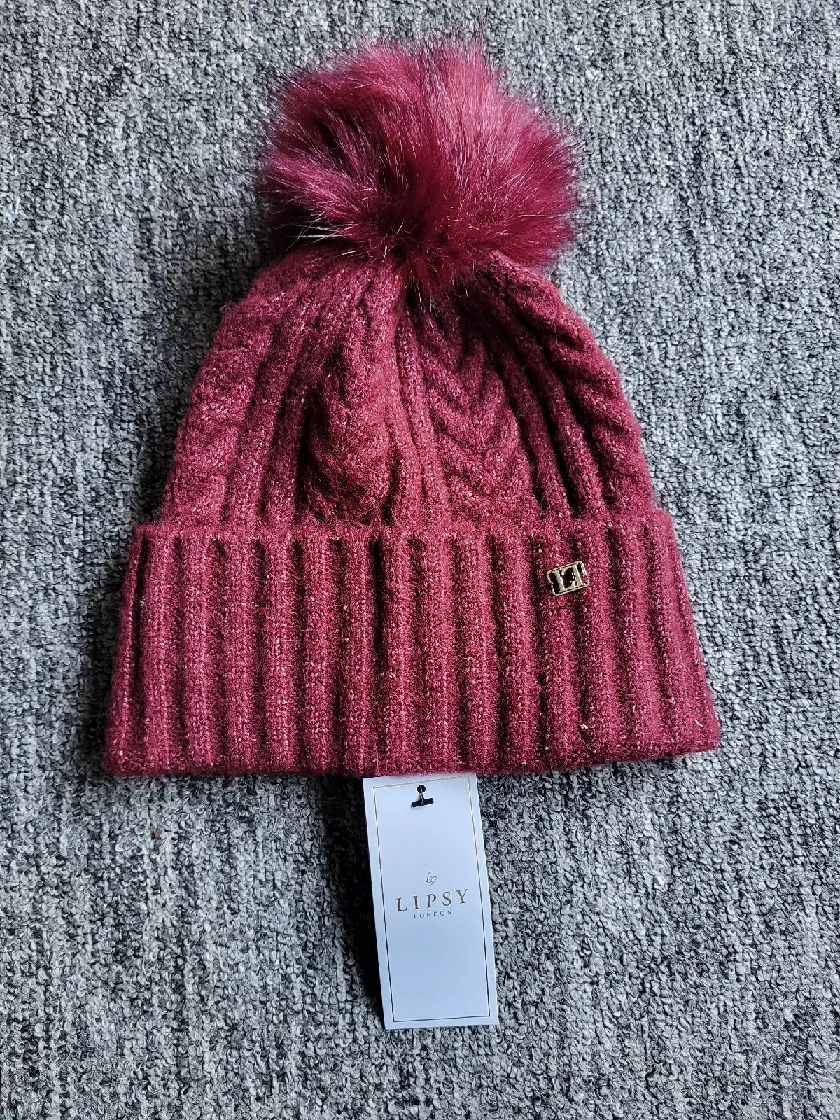 Lipsy Bobble Hat. New with tags.