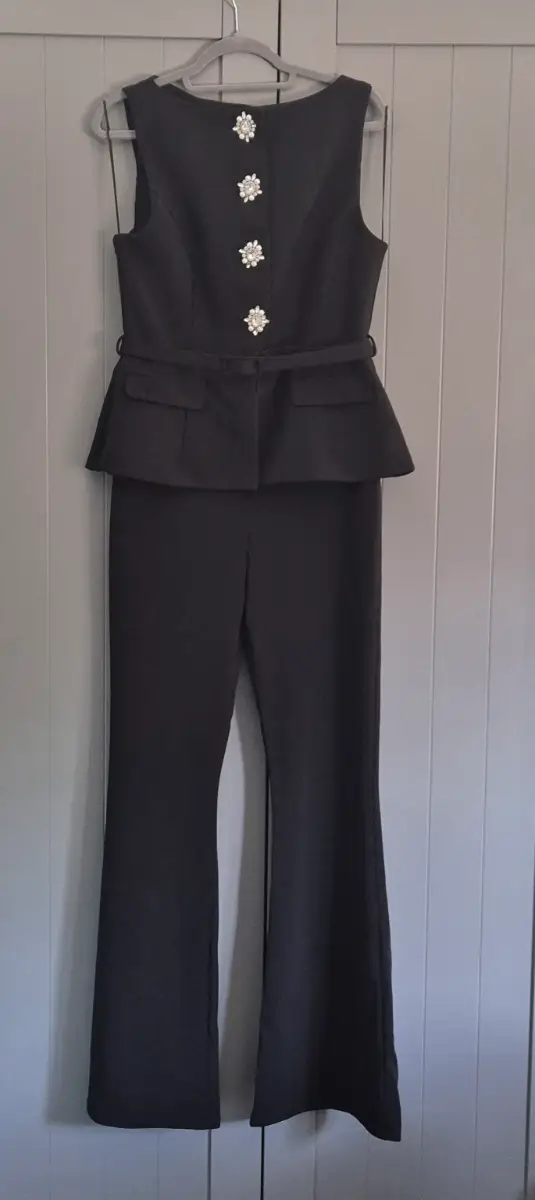 River Island Black Jumpsuit. Women's size M