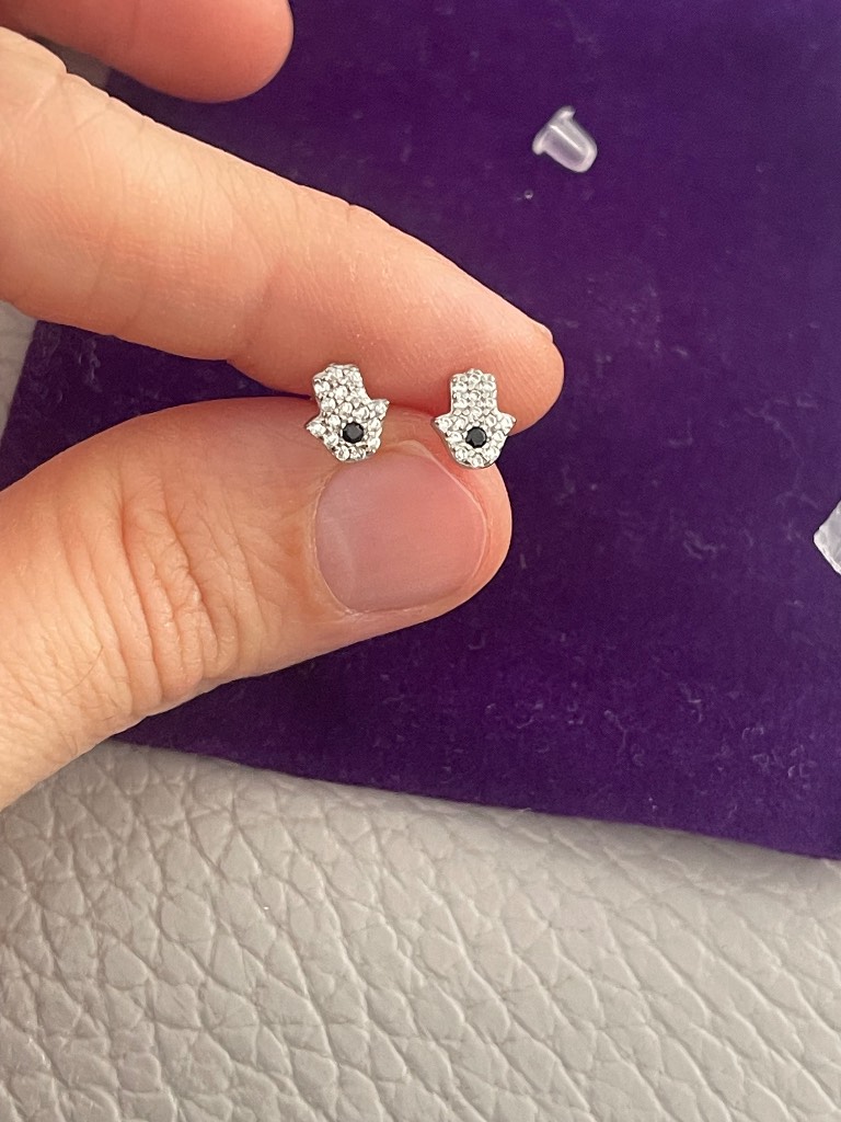925 sterling silver cute studs