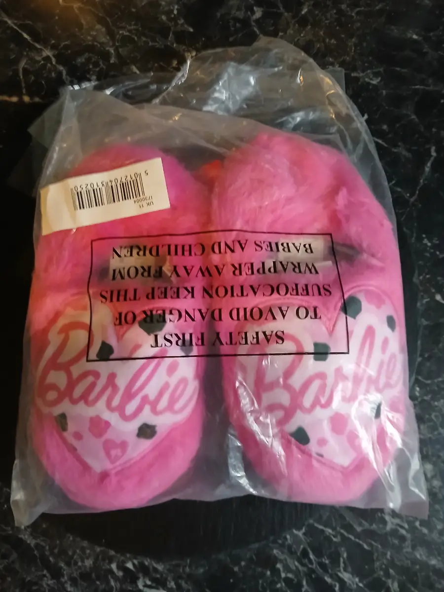 Barbie slippers uk 11