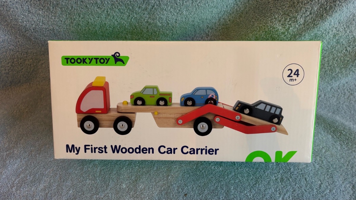 Wooden truck, new