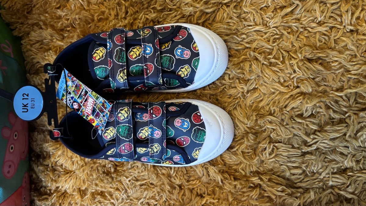 Superhero children’s shoes