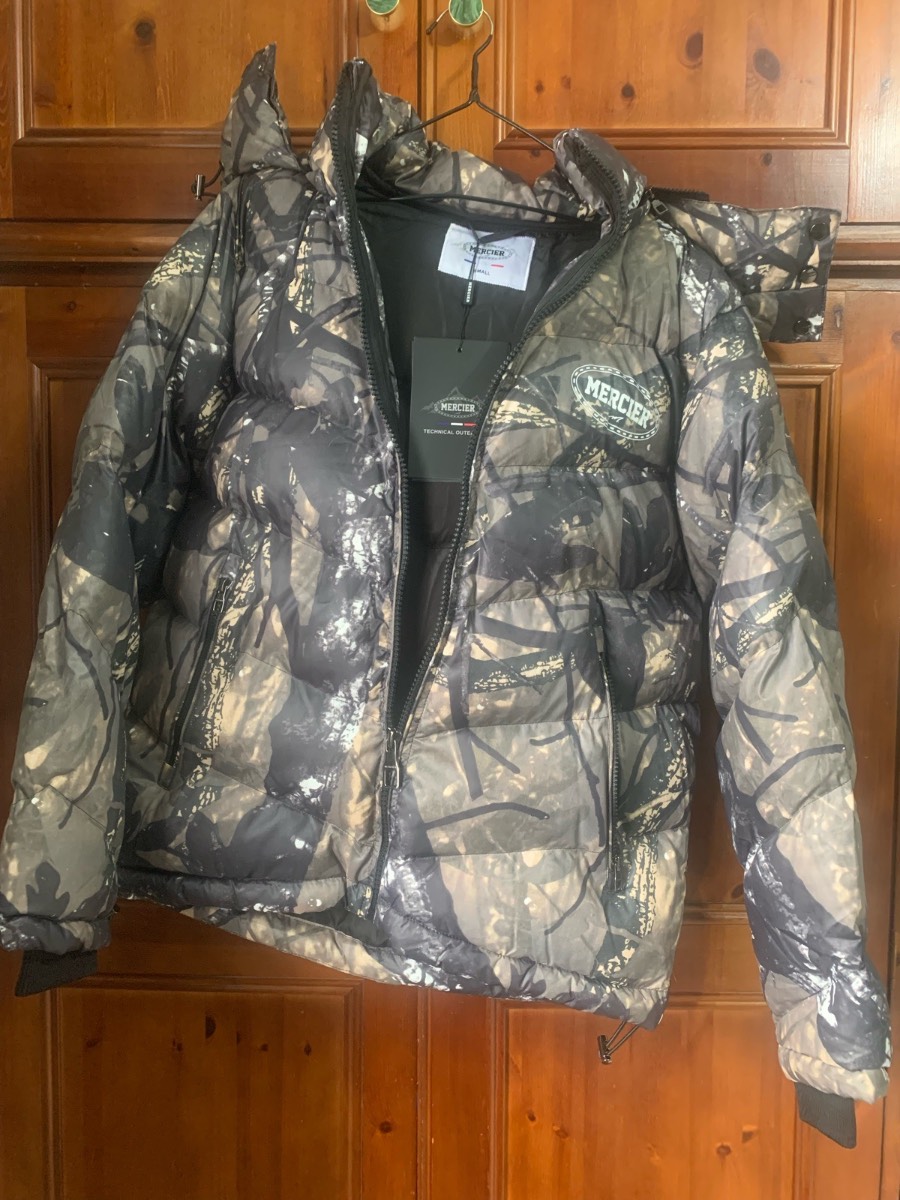 Mercier mens camo jacket size S brand new