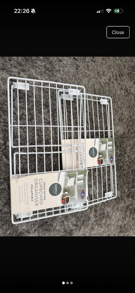 Cupboard organiser