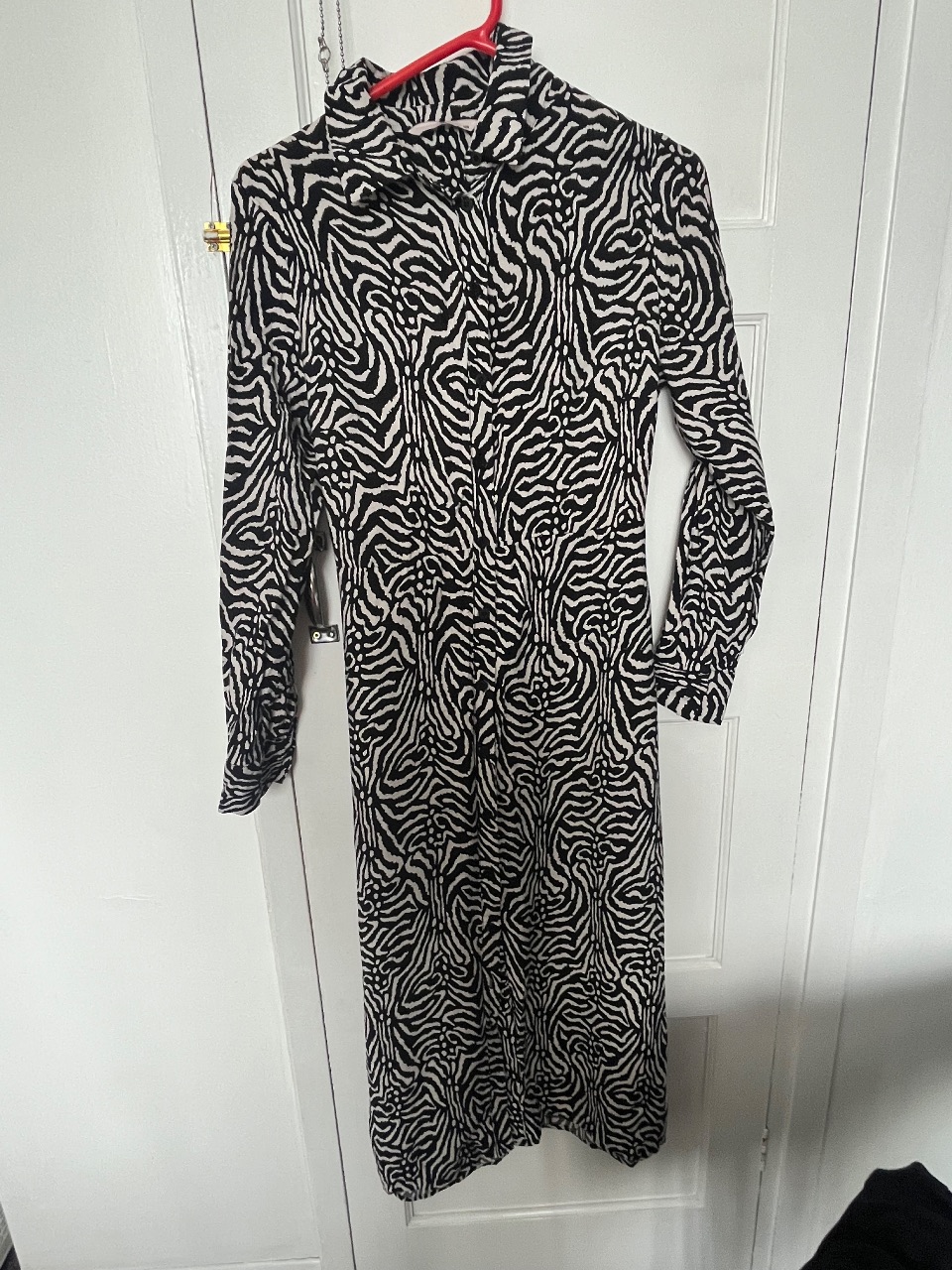 TU Zebra Print Midi Dress – Size 12