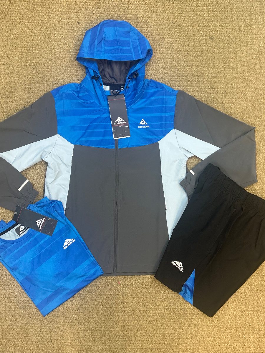 Mountain three-piece matching lightweight sets size XL