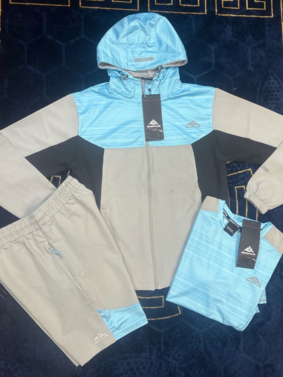 Mountain men’s three-piece Tri sets all sizes available