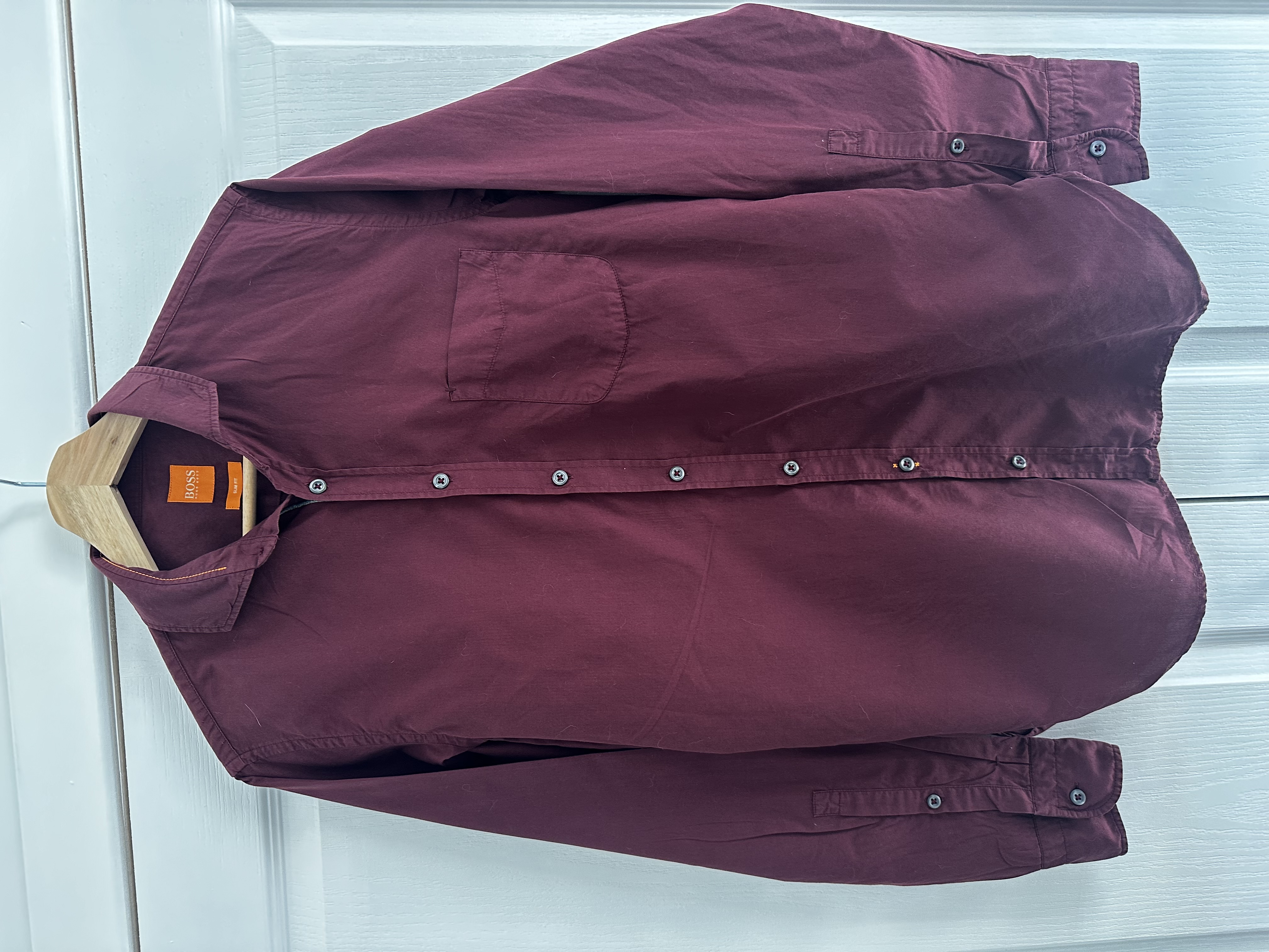 Hugo Boss men’s long sleeve shirt slim fit small