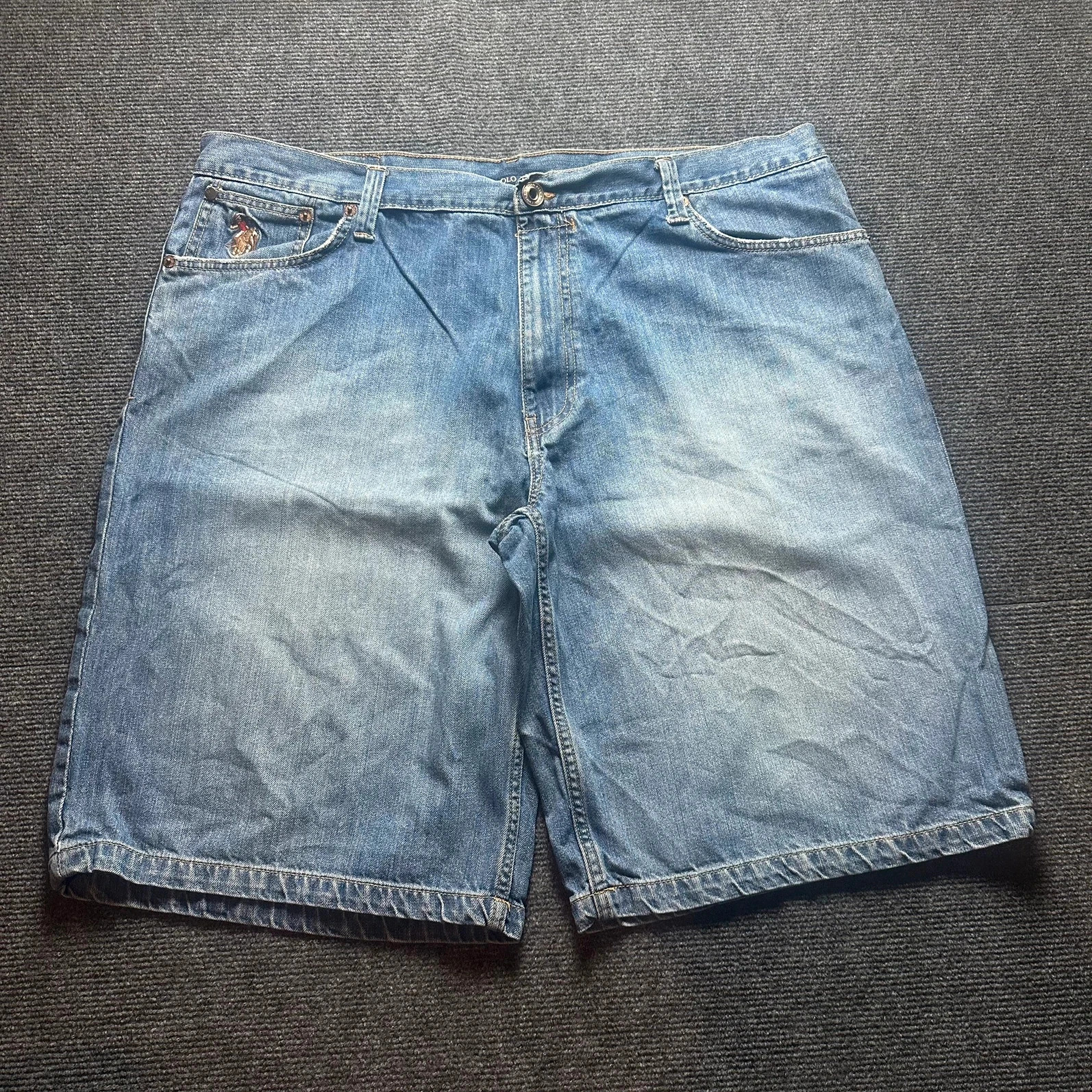U.S. Polo Assn. Light Wash Denim Shorts - Big & Tall Men's