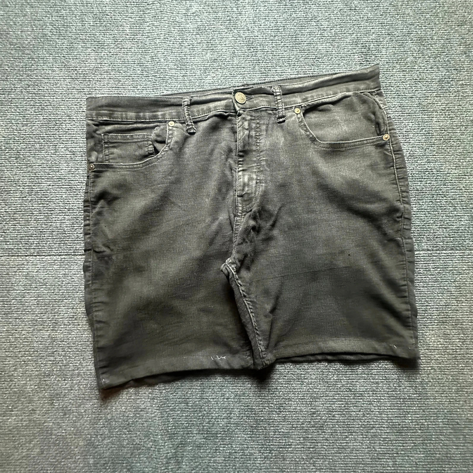 Beverly Hills Polo Club Black Denim Shorts Men's W40