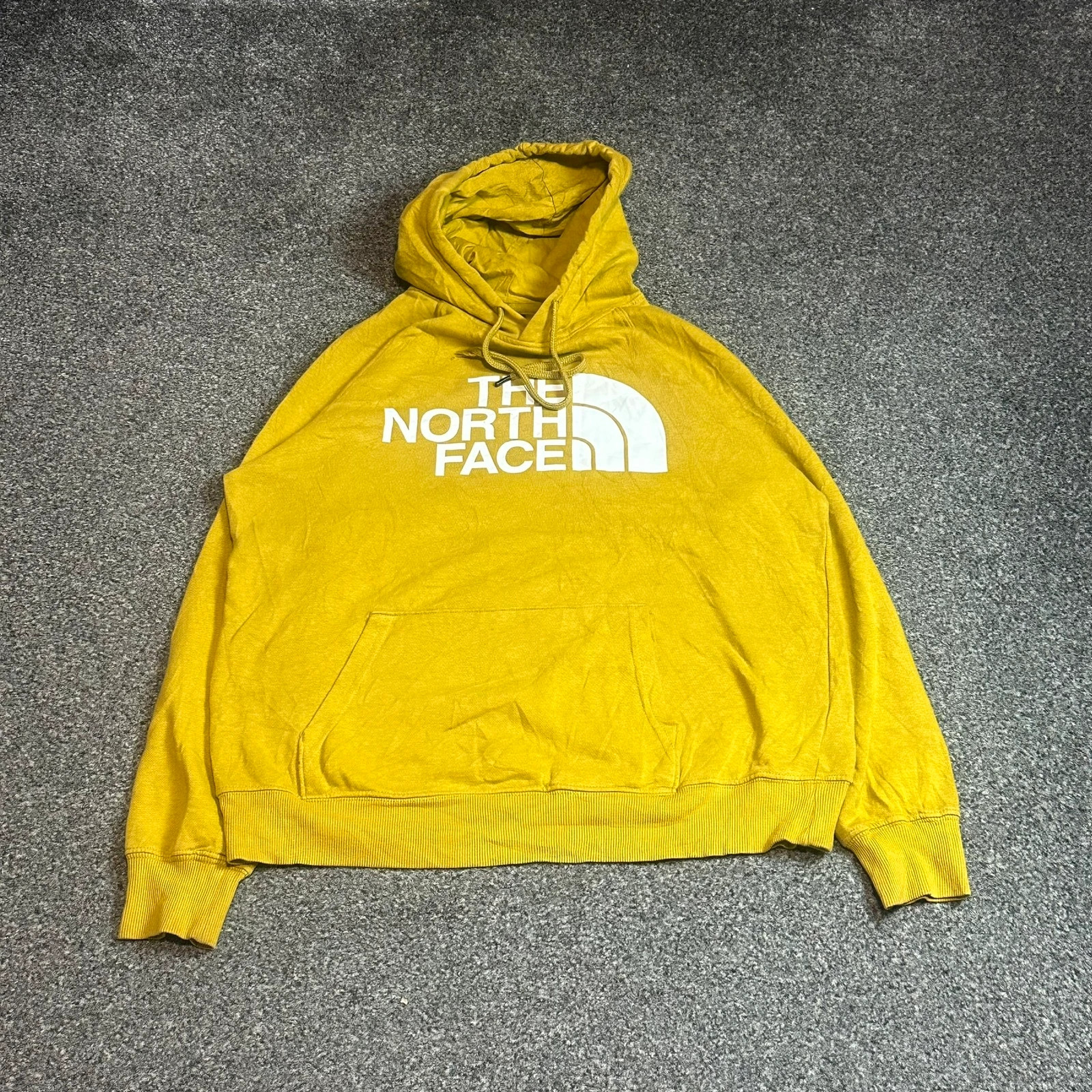 The North Face Half Dome Hoodie Mustard Yellow Pullover