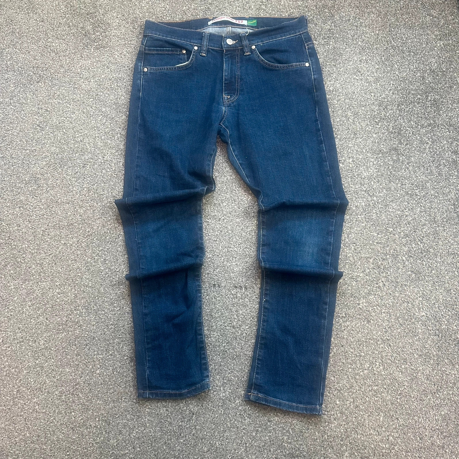 Carrera Jeans 717 Slim Dark Indigo Blue Denim Men's