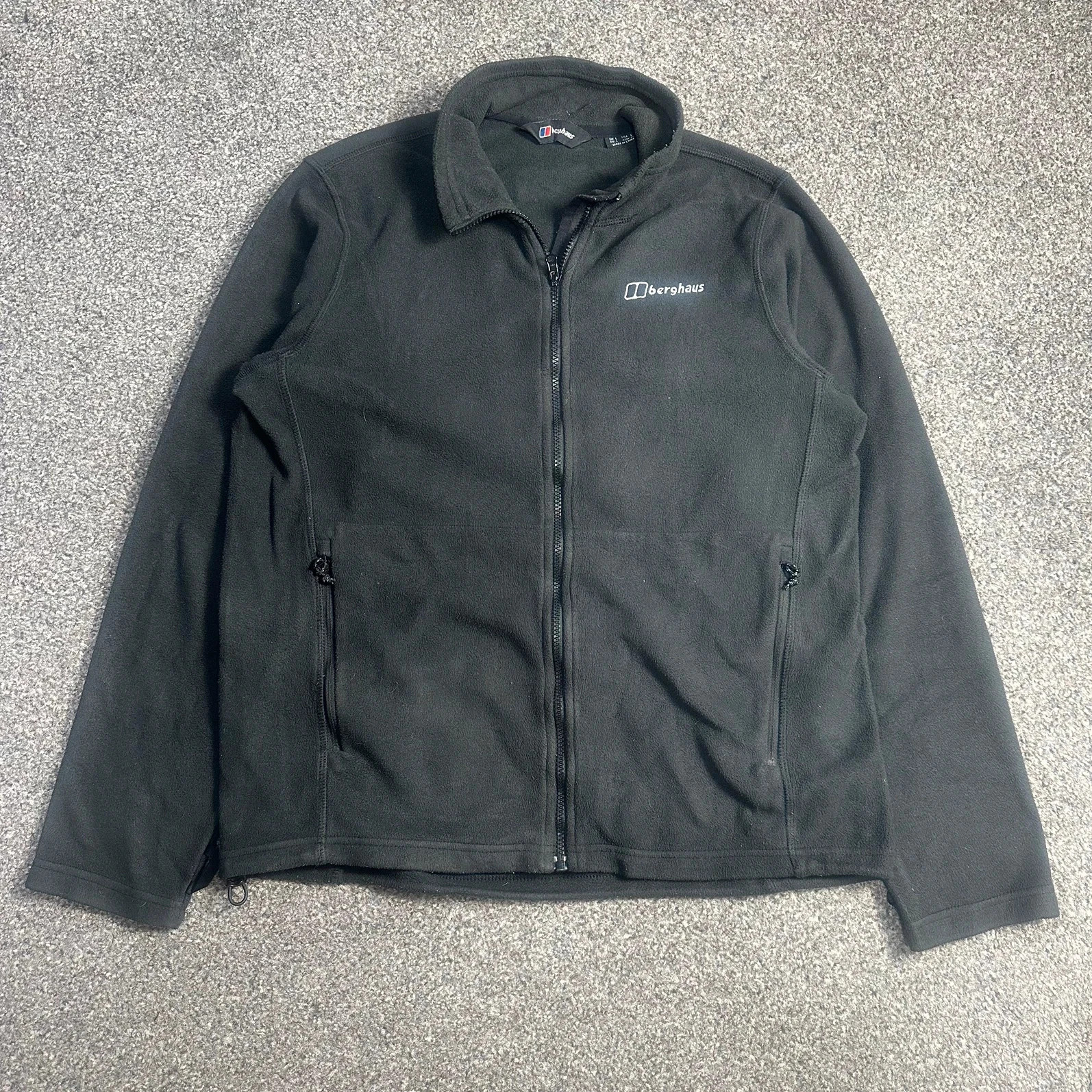 Berghaus Black Full Zip Fleece Jacket |Gorpcore Outdoor