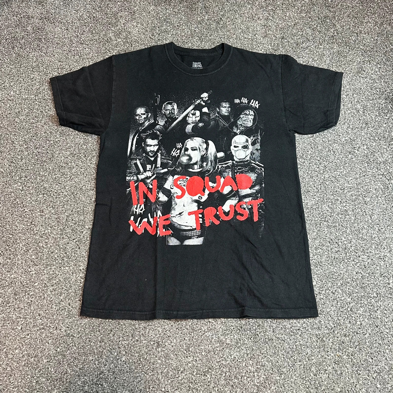 Suicide Squad 'In Squad We Trust' DC graphic tee black