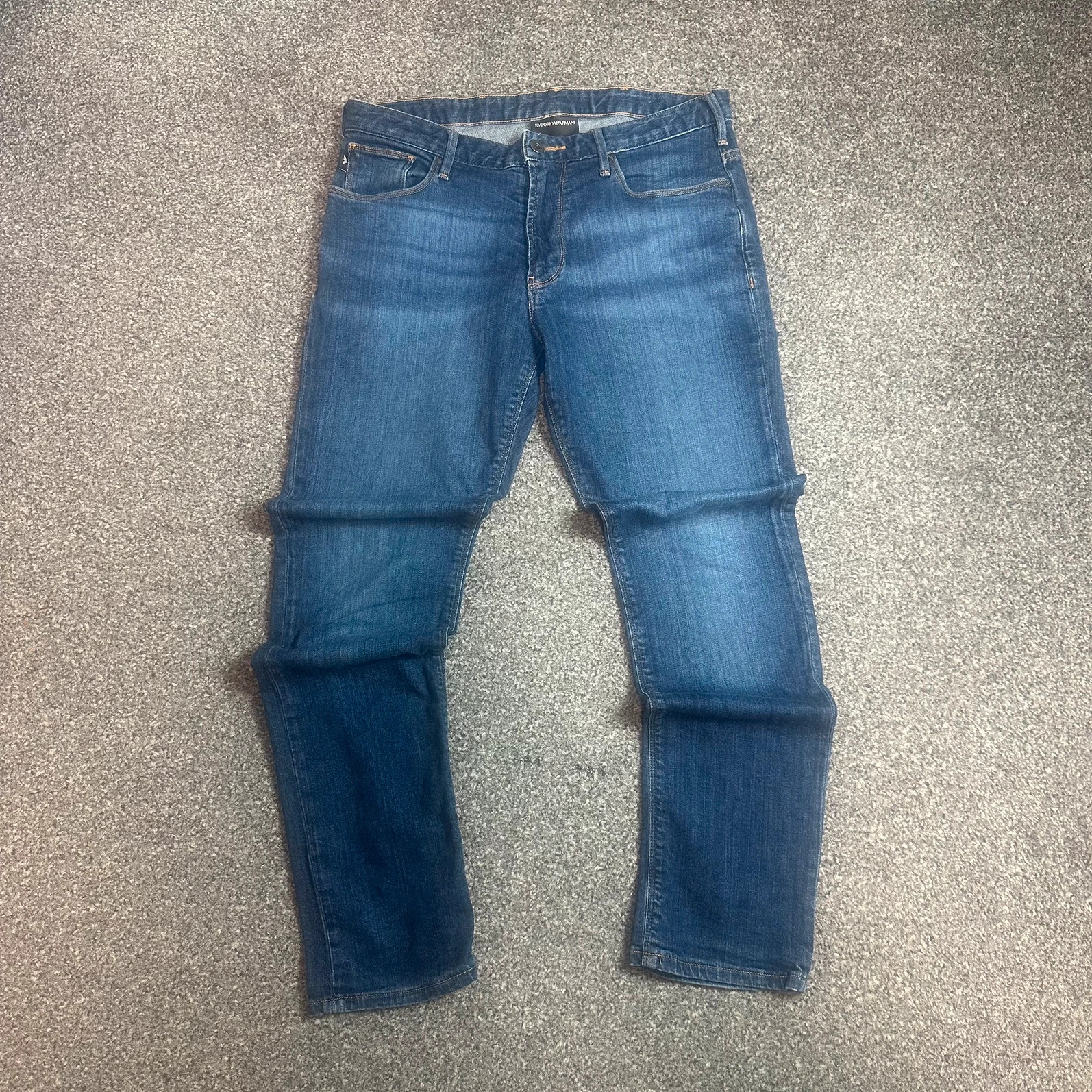 Emporio Armani Mid Blue Jeans W30 L30 Men's Slim Fit