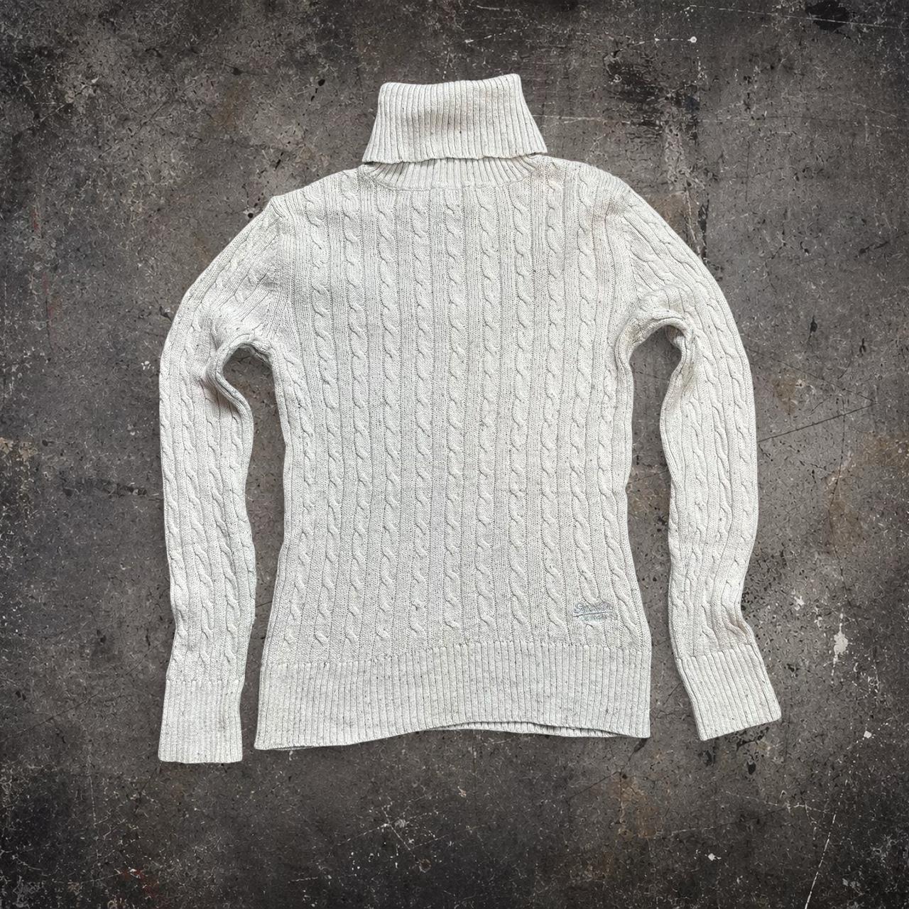 Superdry Vintage Cable Knit Jumper | Cream | Size M