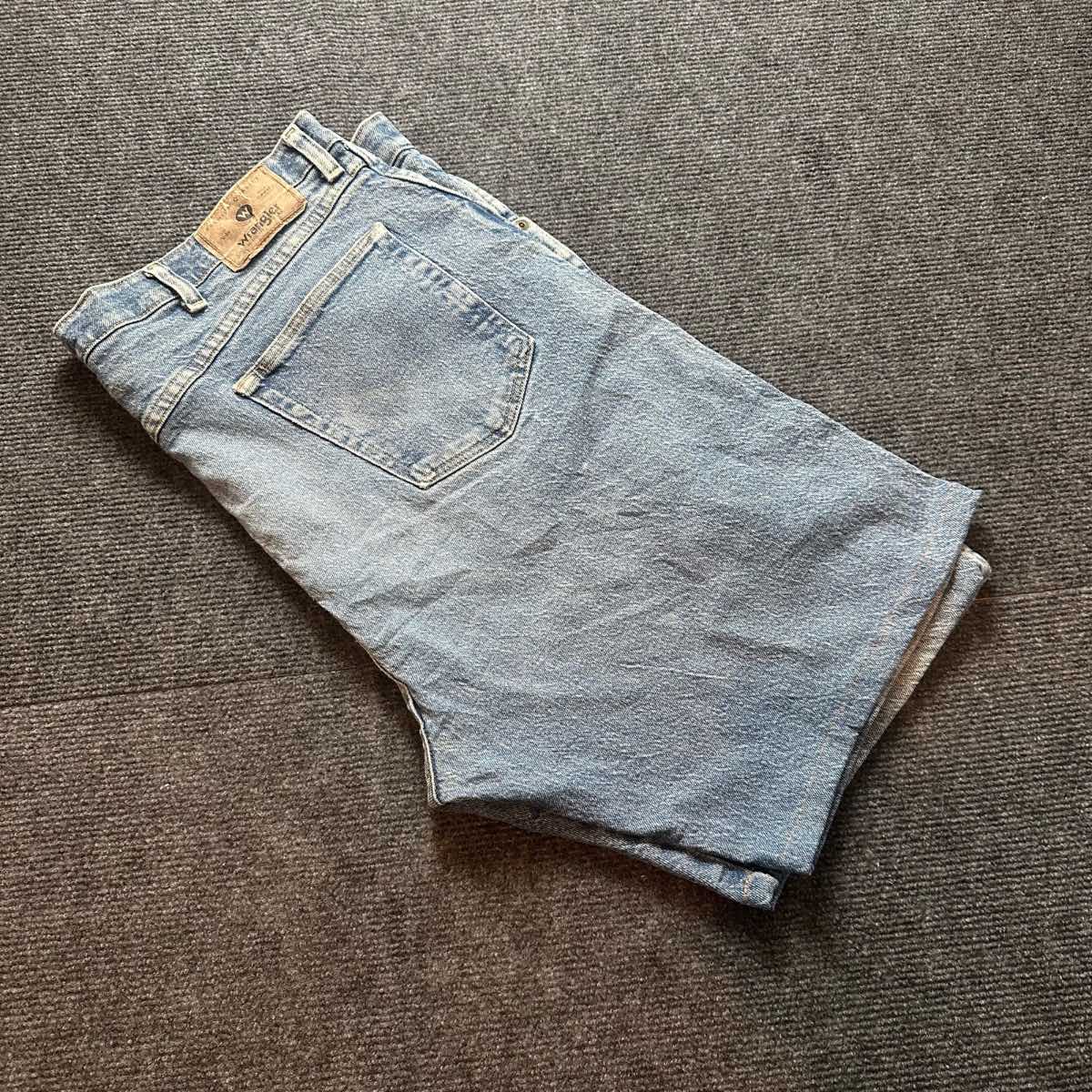 Wrangler Vintage Denim Shorts Light Wash 90s Jean Shorts