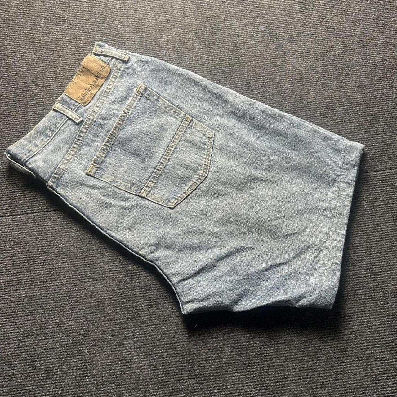 Nautical Jean Co light wash denim shorts
