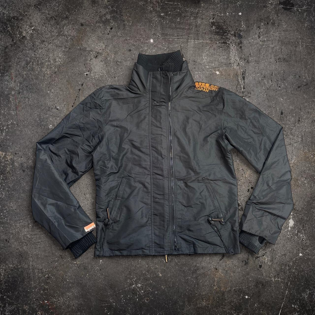 Vintage Superdry Japan Black Windcheater Jacket – Size M