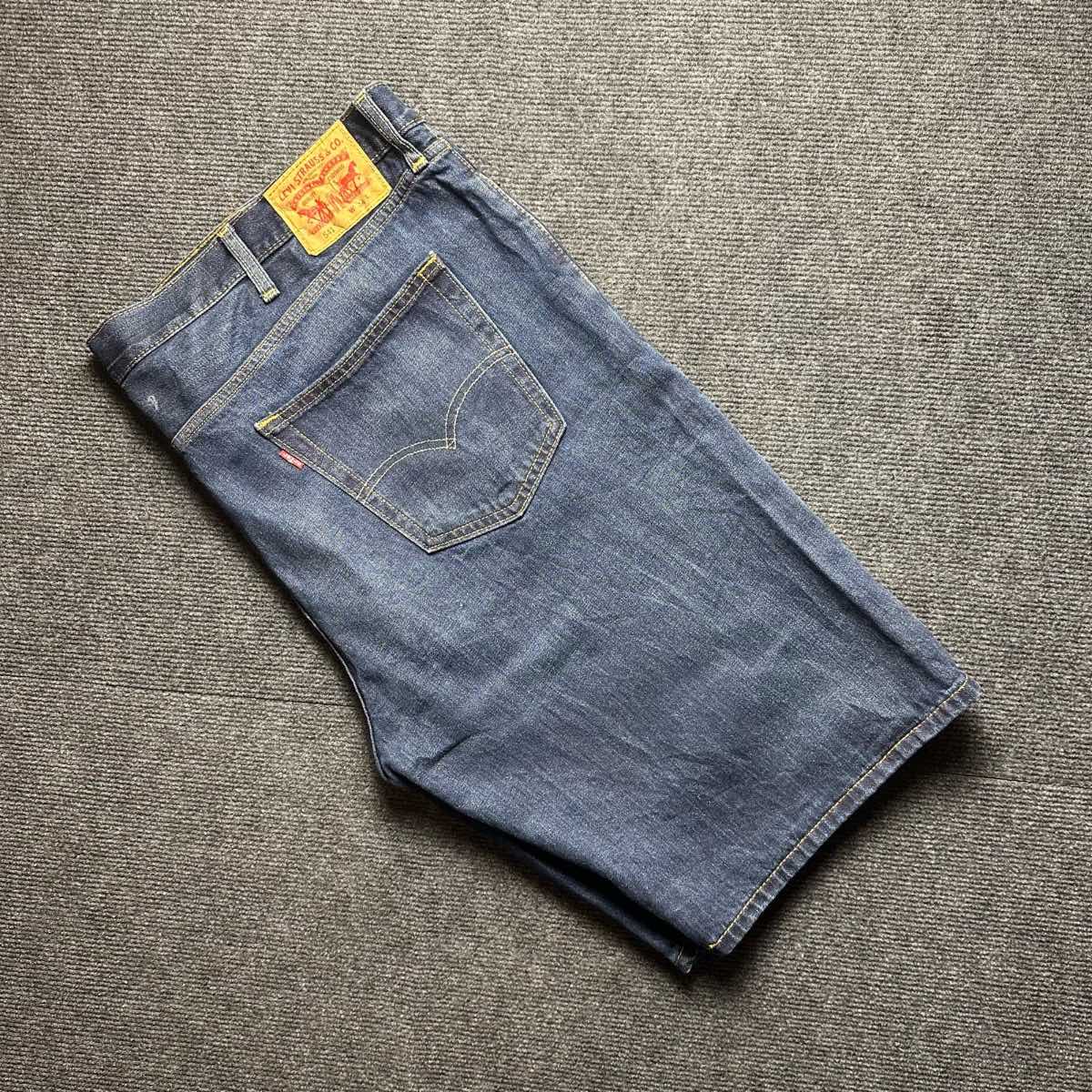 Levi's 541 Denim Shorts Mid Blue Big & Tall Y2K