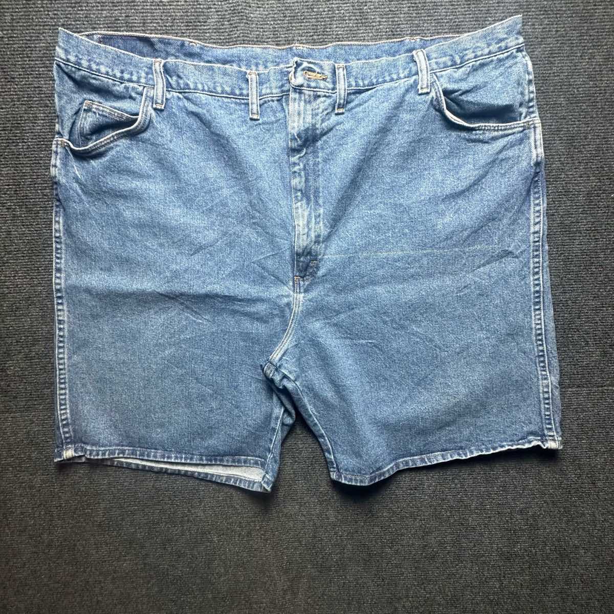 Wrangler Light Wash Denim Shorts Men's Big & Tall