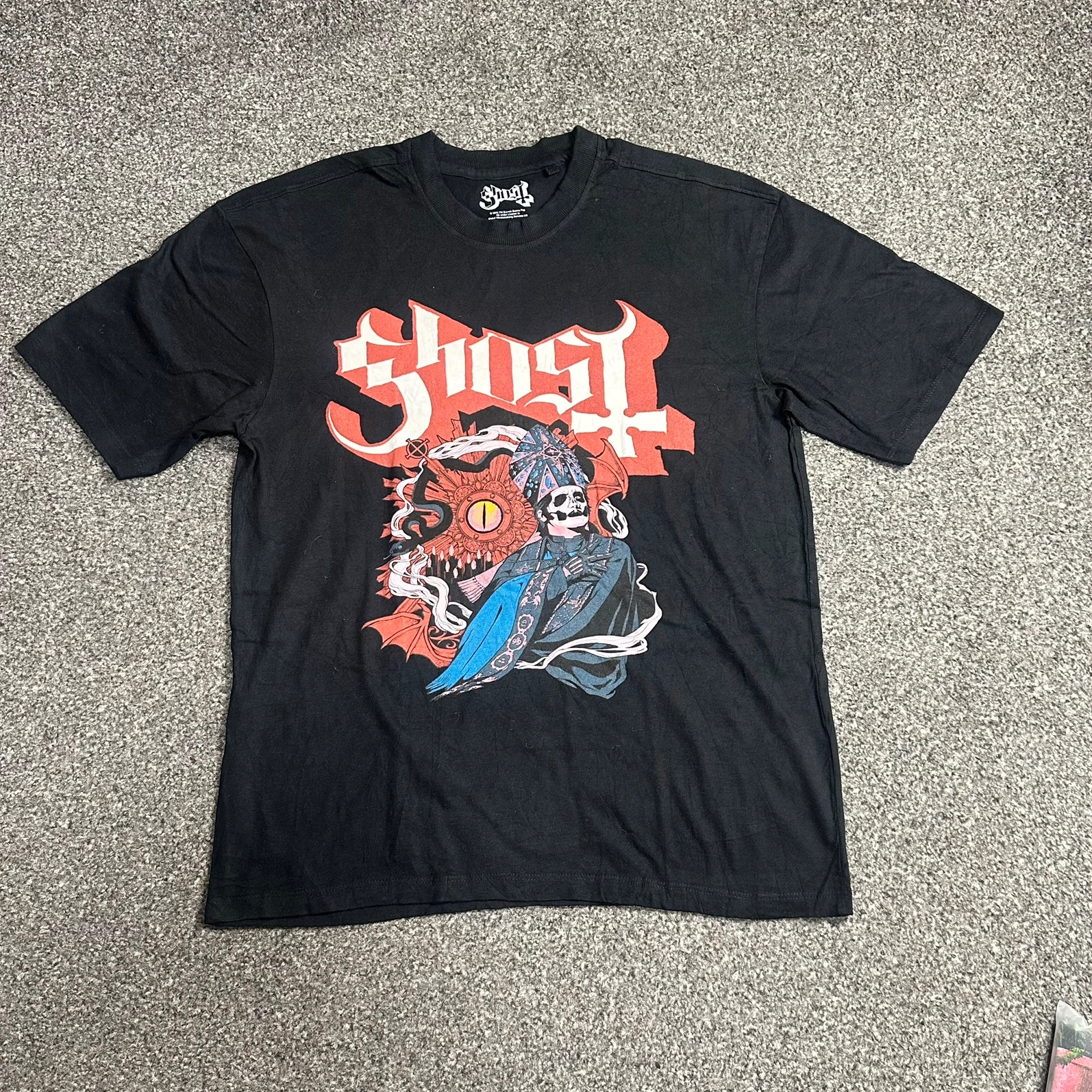Ghost Band Official Graphic T-Shirt Black Papa Emeritus Merch