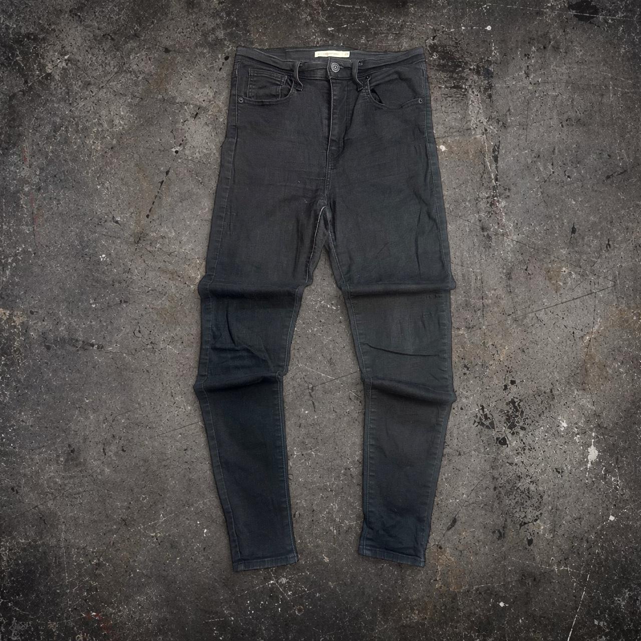 Levi's Mile High Super Skinny Black Jeans W28 L30