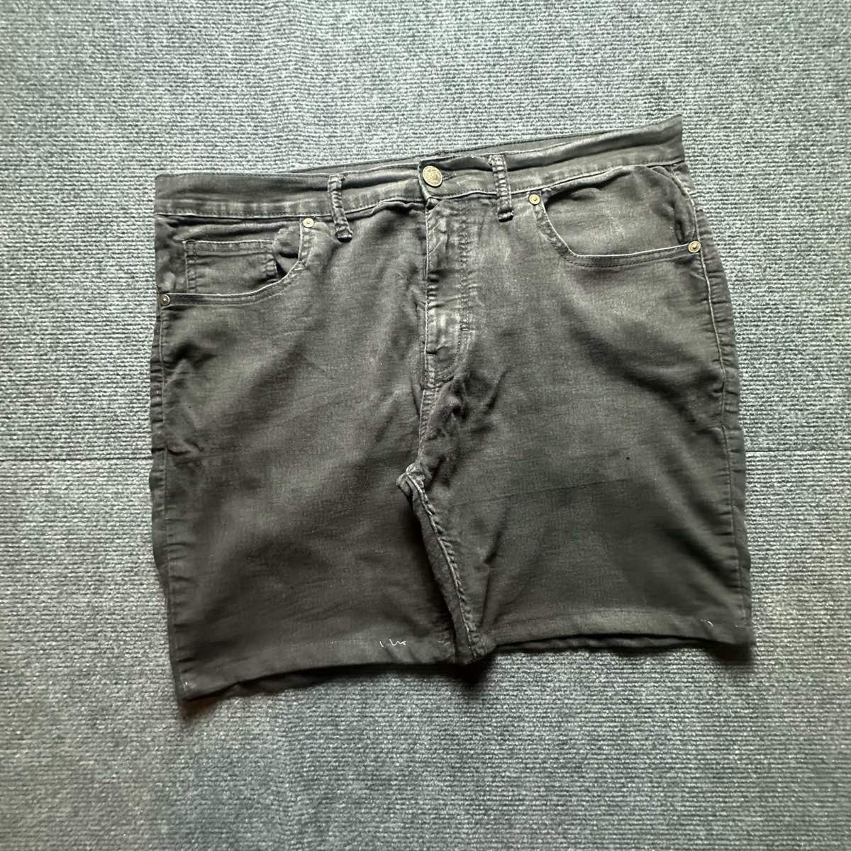 Beverly Hills Polo Club Black Denim Shorts Men's W40