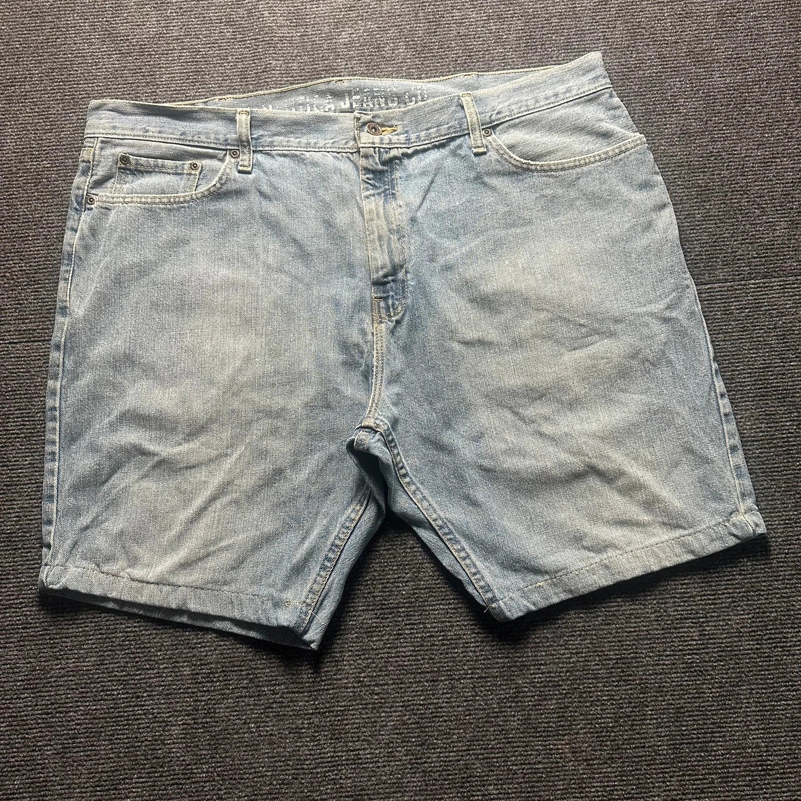 Nautical Jean Co light wash denim shorts mens summer