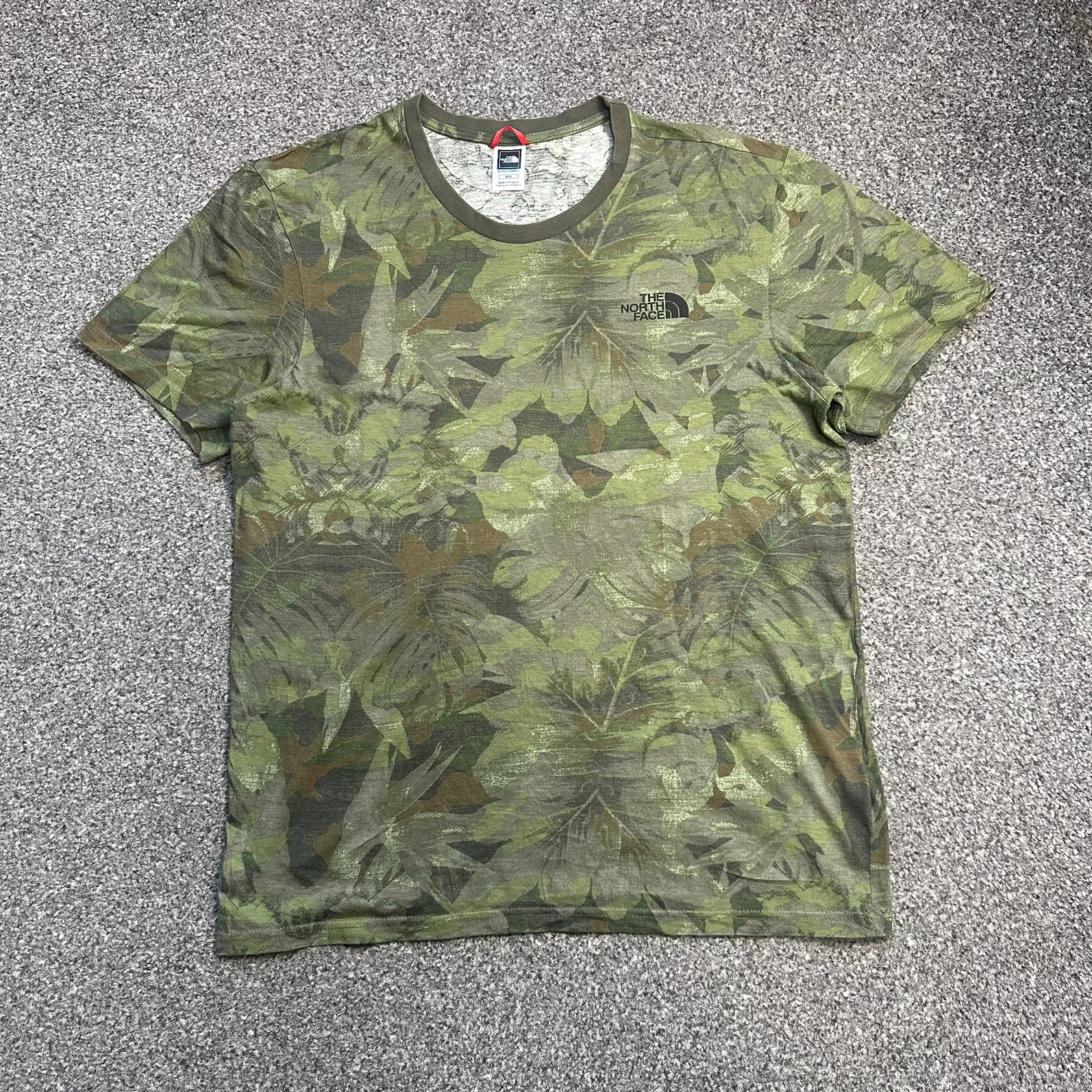 The North Face Green Tropical All-Over Print T-Shirt
