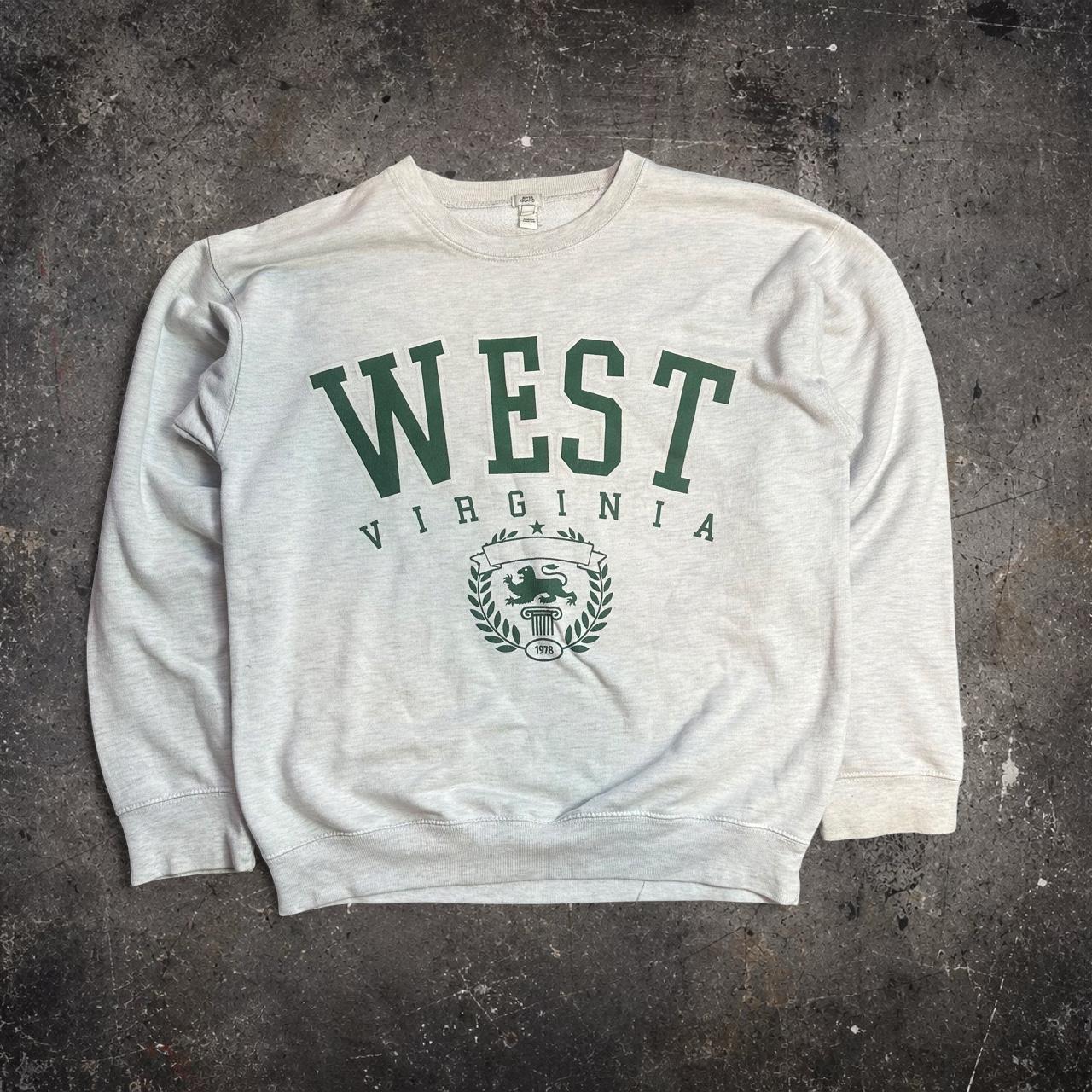 River Island West Virginia Collegiate Graphic T-Shirt White Size S