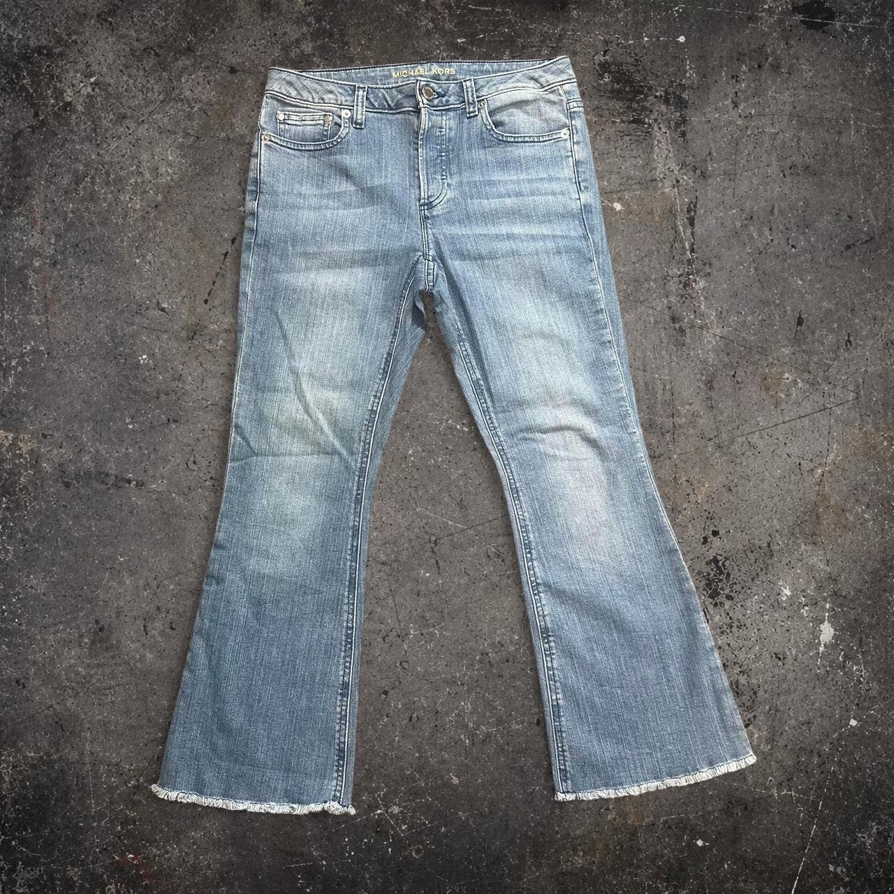 Michael Kors Light Wash Bootcut Flare Jeans UK 10 | W28
