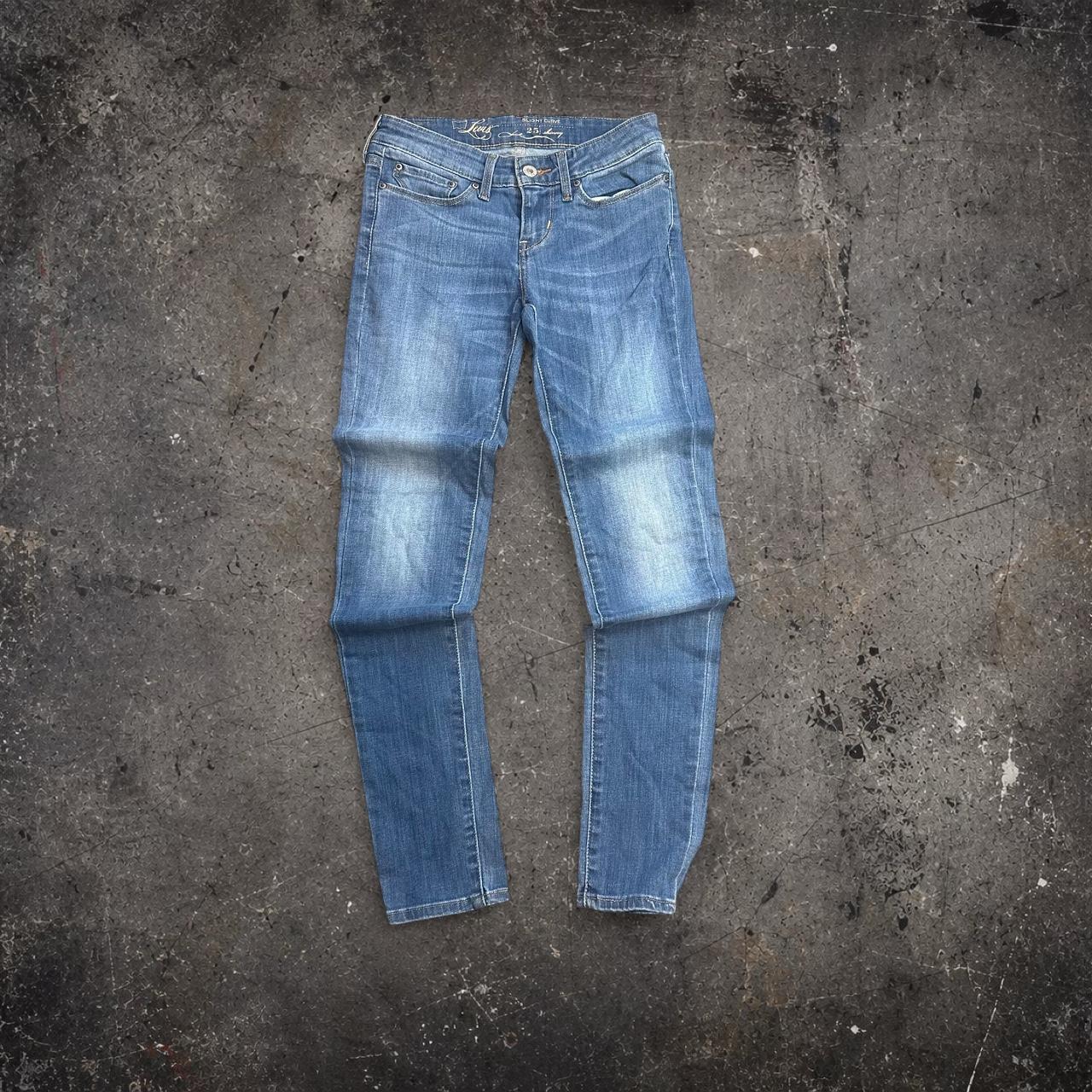 Levi's Slight Curve Skinny Jeans Mid Wash Blue W25 L32