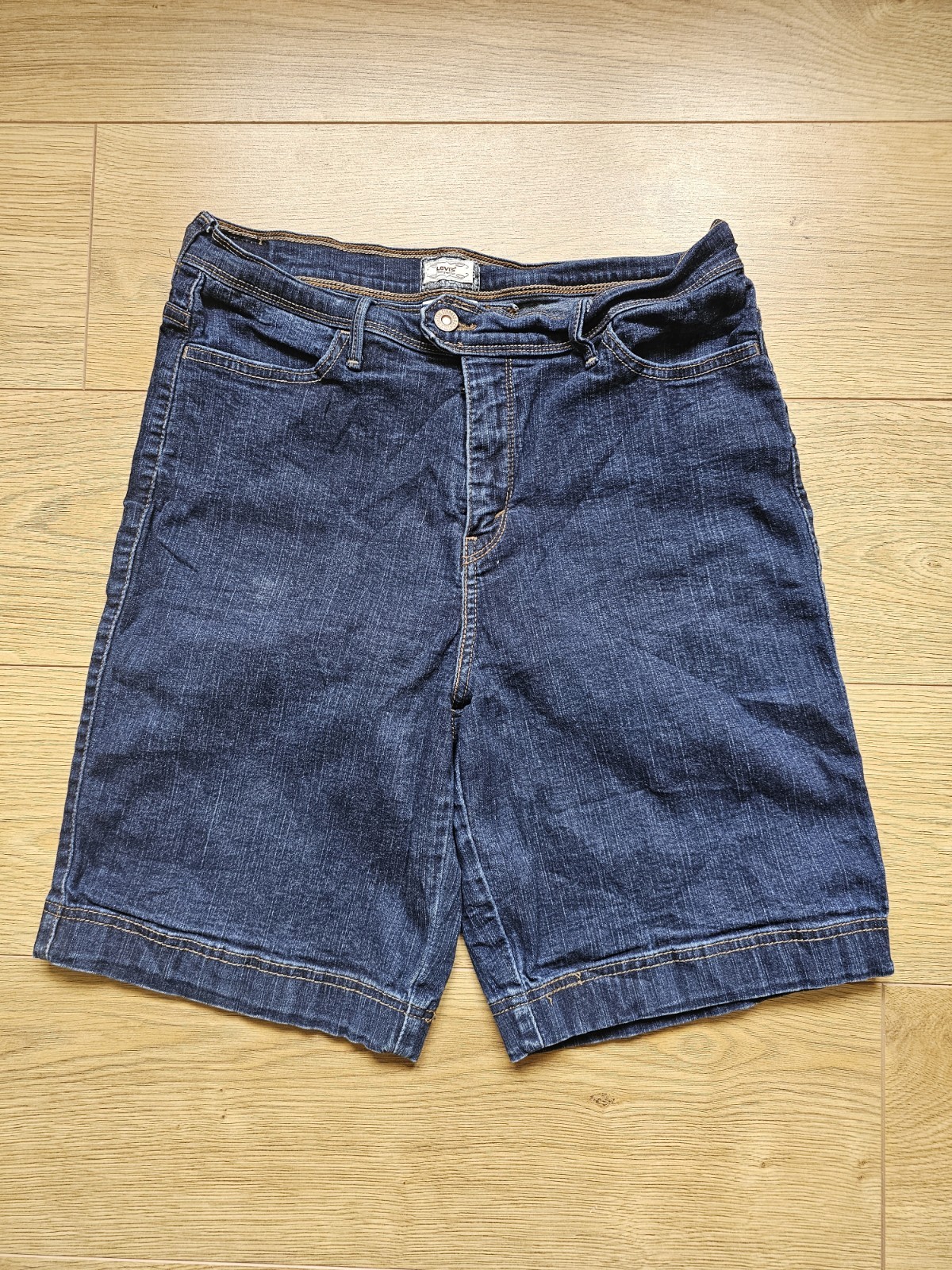 Levi's 512 Bermuda Denim Shorts Blue Size 10 2009