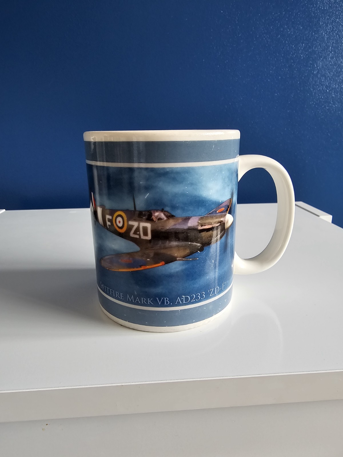 Past Times Spitfire Mark VB AD233 Ceramic Mug Imperial War Museum