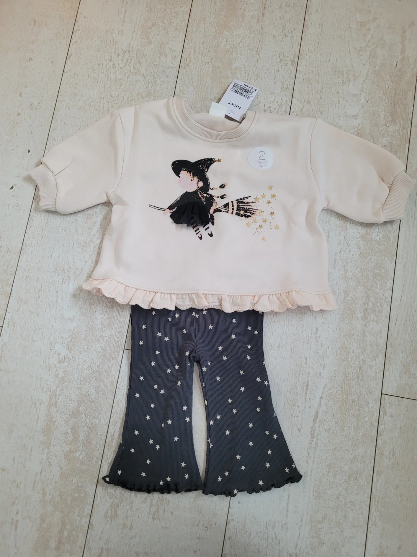 Halloween Witch Sweatshirt & Leggings Set Age 3-6 months