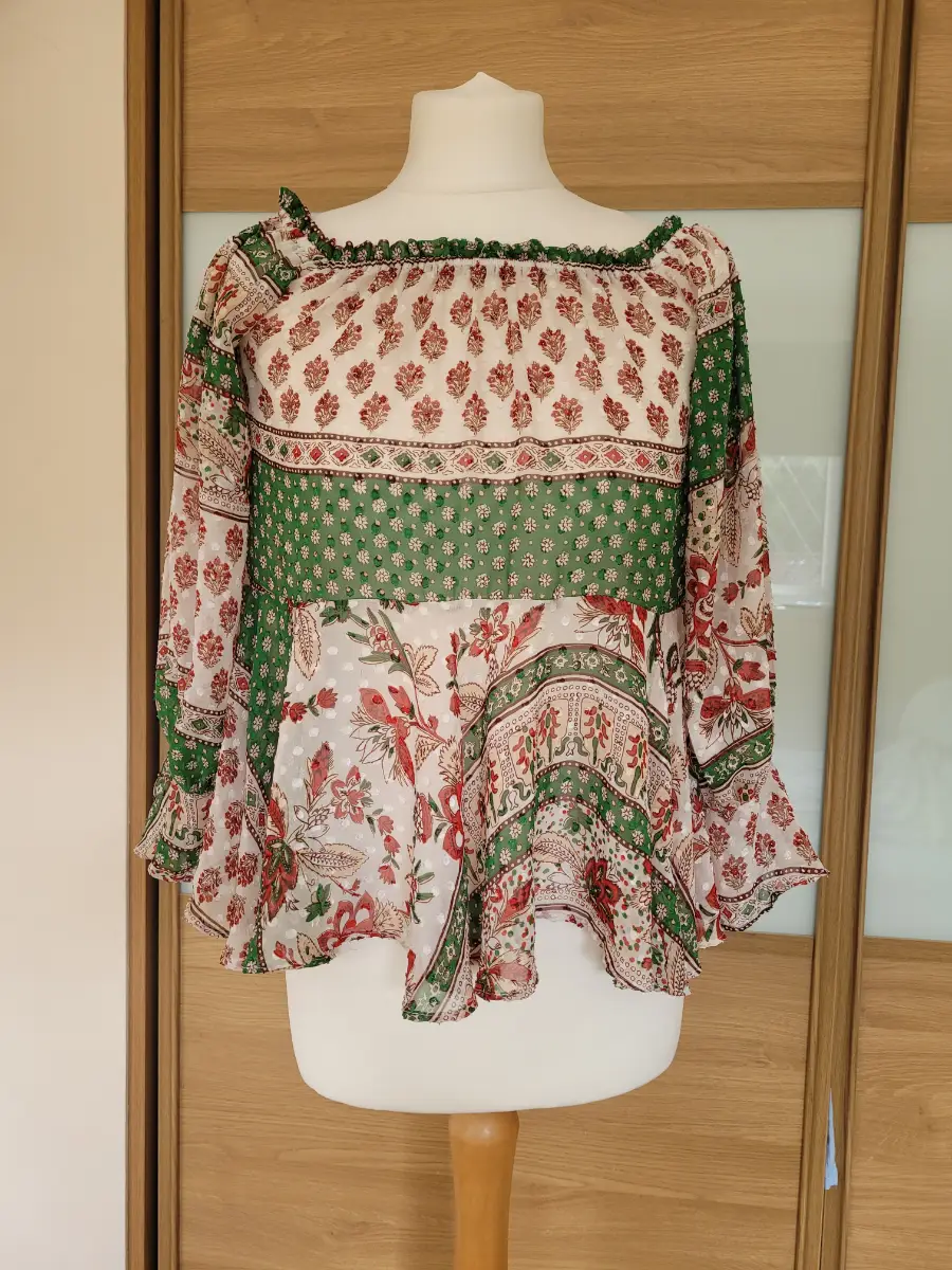Bohemian-style Zara Blouse Size Eur Small