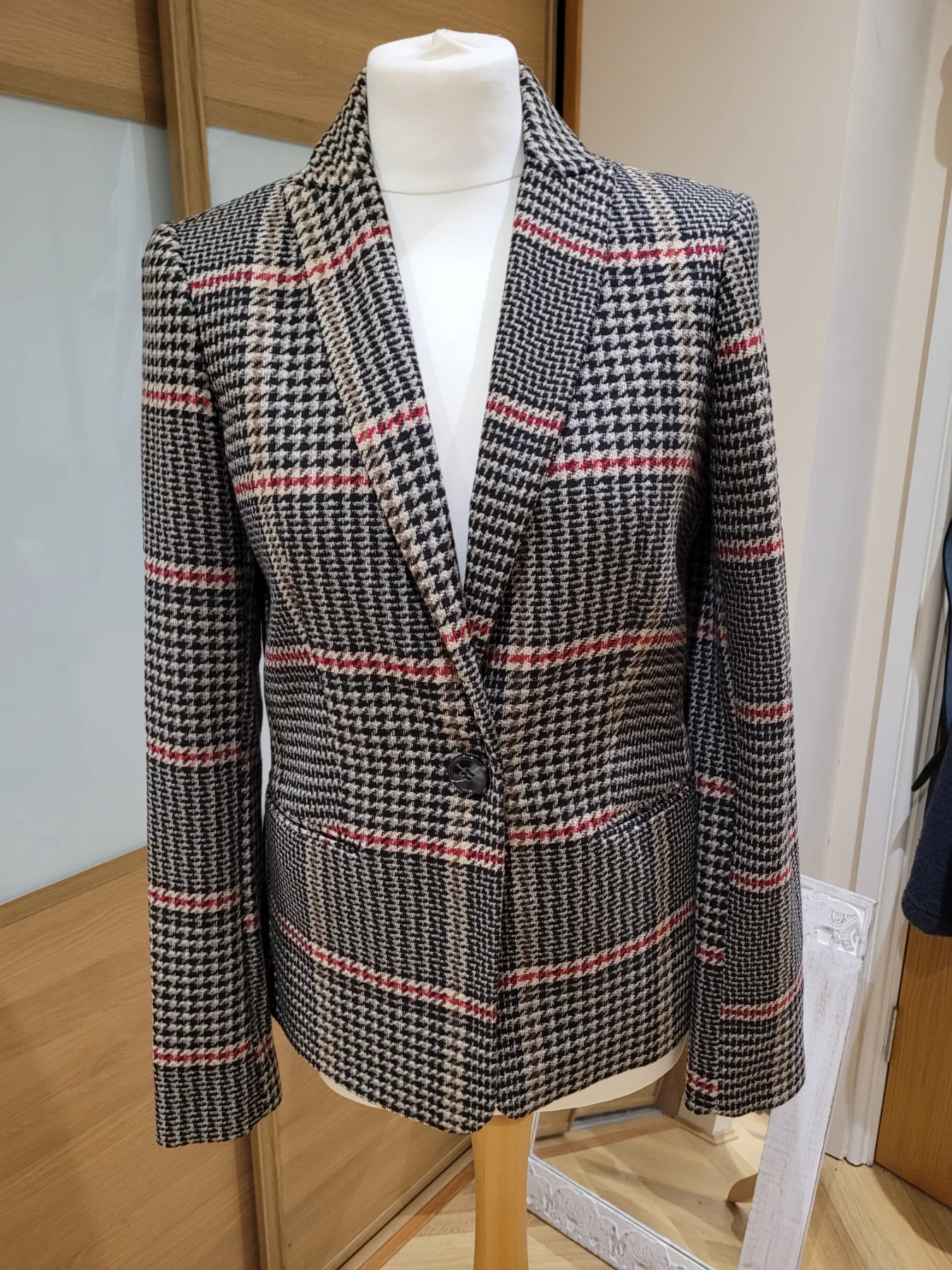Next Check Blazer Size UK 12R