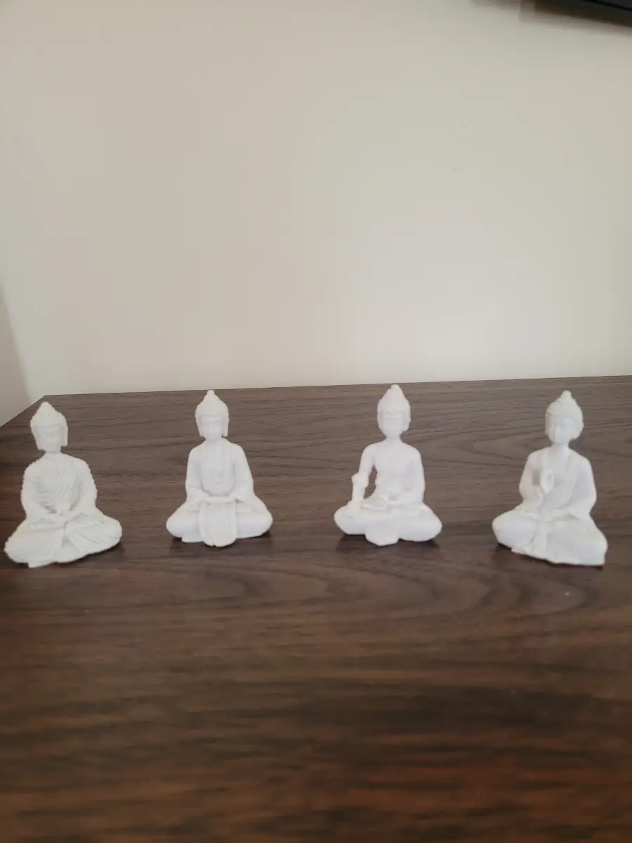 Set of 4 Mini Buddhas