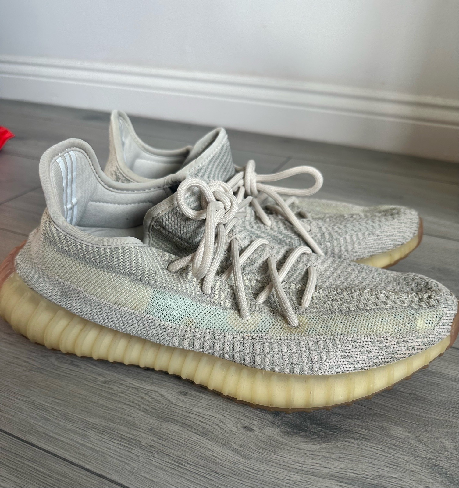 Men’s Authentic Adidas Yeezy Boost 350 V2 Citrin (Non-Reflective) - UK Men’s 9.5