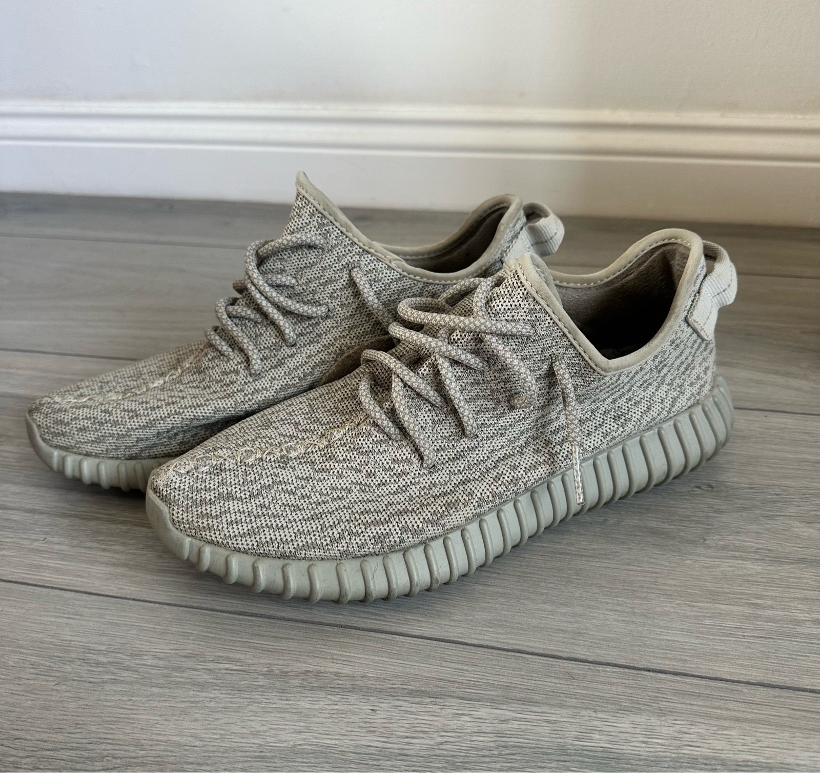 Rare Men’s Original Adidas Yeezy Boost 350 V1 'Moonrock' (AQ2660) - Size UK 8