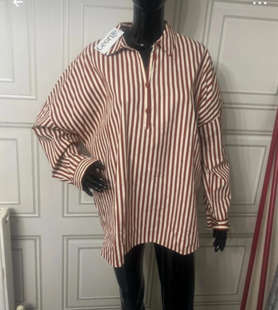 Ladies striped Shirt Size 20