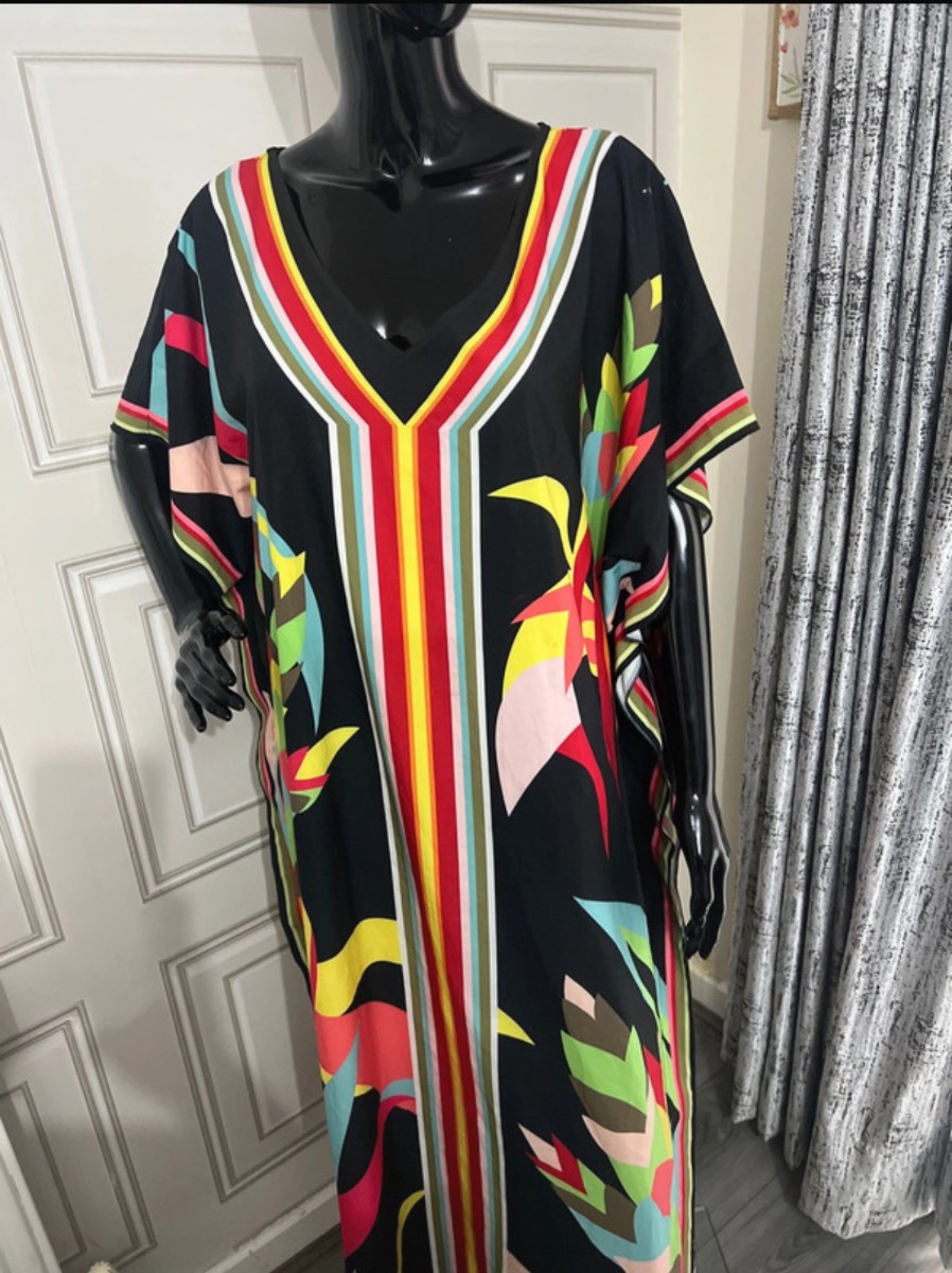 Ladies Kaftan, lounge wear, beach cover up