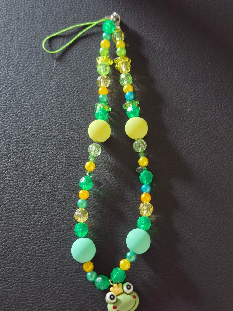 Frog wrist charm bracelet strap