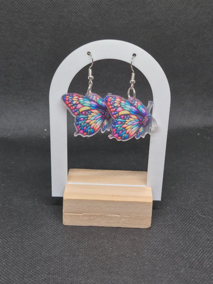 2D flat acrylic butterfly